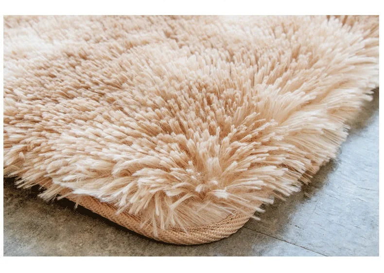 Fluffy Large Carpet Living Room Plush Lounge Rug in The Bedroom Floor Mat Soft Velvet Carpets For Children Kids Decoration 