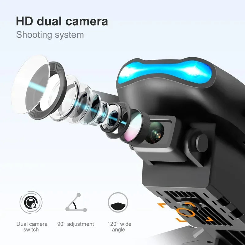 Uusi E99 PRO Drones GPS Professional 8K HD-kameralla FPV 5G Wifi Harjaton moottori Taitettava RC-nelikopteri esteiden välttäminen Dron