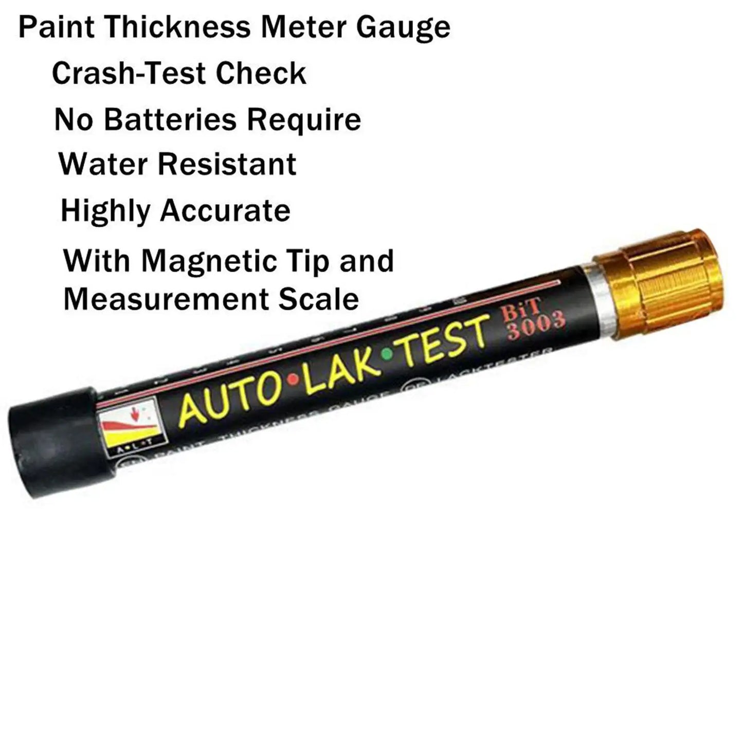 Portable Car Paint Thickness Tester Pen With Scale Indicator For Car Lak Test Bit Tester Meter Thickness Meter Gauge Tools