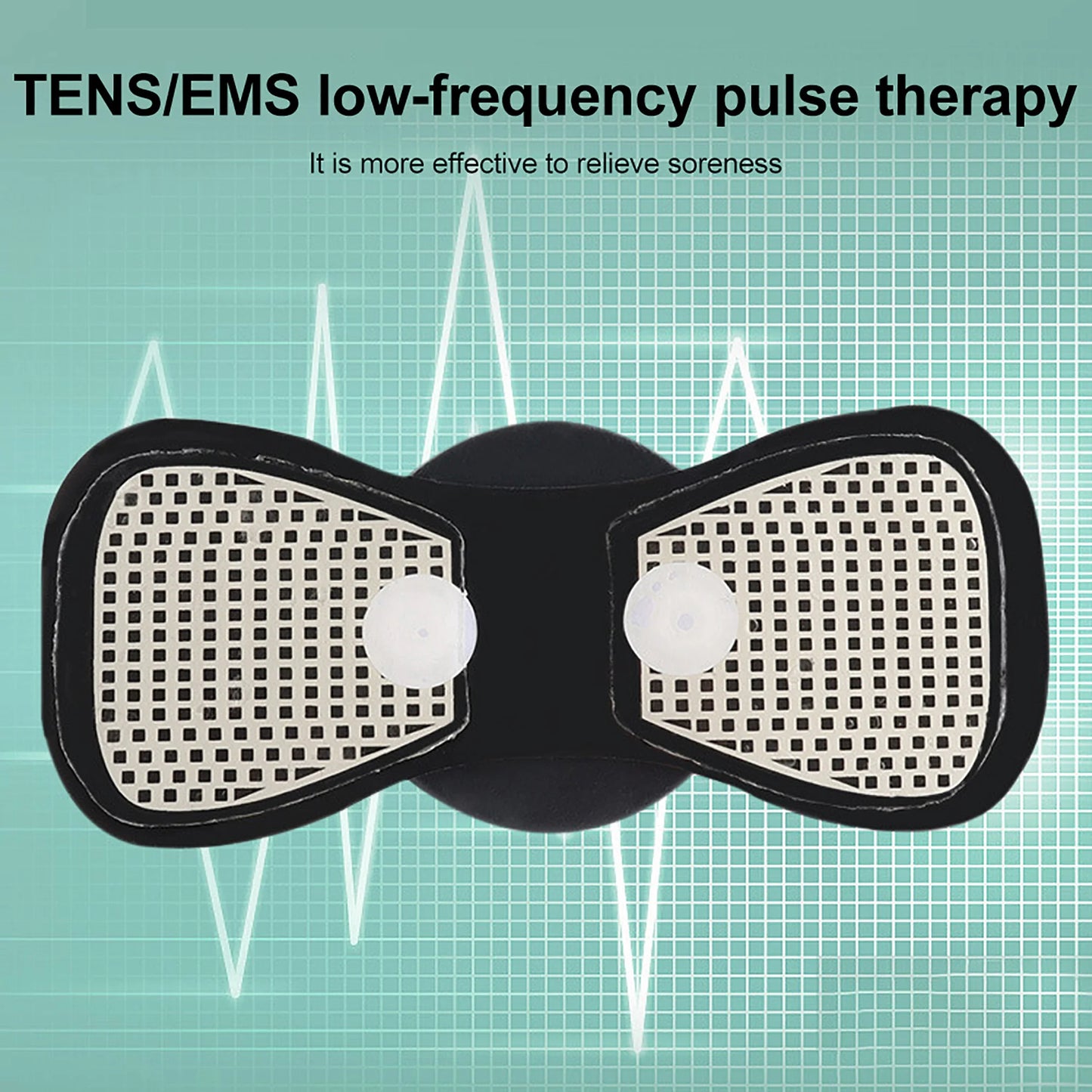 Mini Neck Massager Sähköinen lihasstimulaattori Kohdunkaulan hierontalaastarit Hierontatyynyt Kaukosäädin selän kehon terveydelle