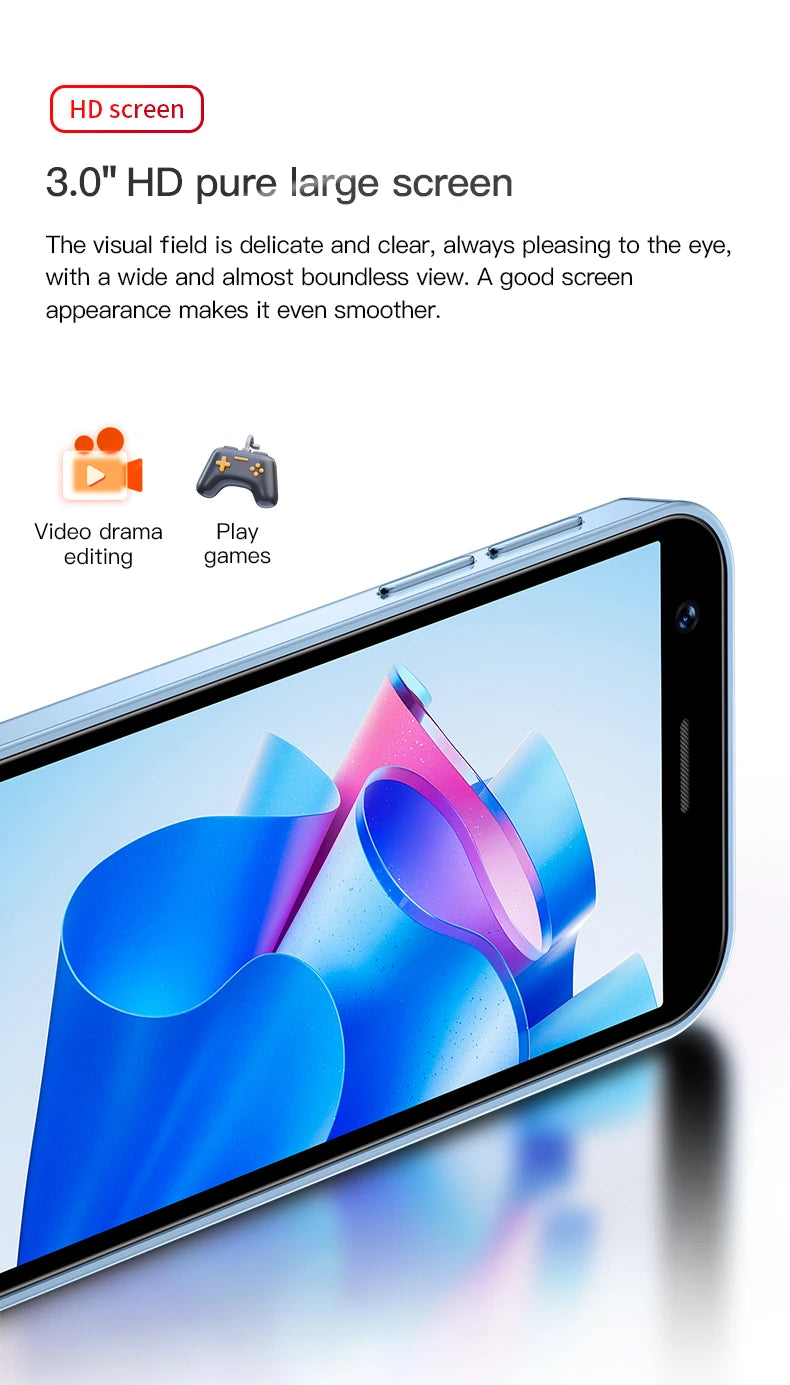 SOYES XS16/XS15 Mini Android Smartphone 3G/4G Network 2GB RAM 16GB ROM 3" Display 5MP Camera Dual SIM With Play Store WhatsAPP
