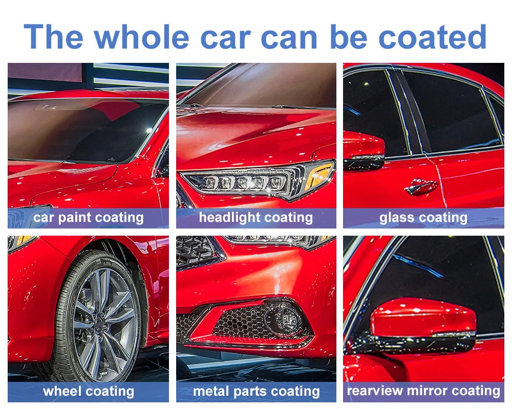 Ceramic Coating Car Nano Coating Agent Crystal Coating Liquid Hydrophobic Anti-Scratches Car Wax Coating Car Polishing Coating