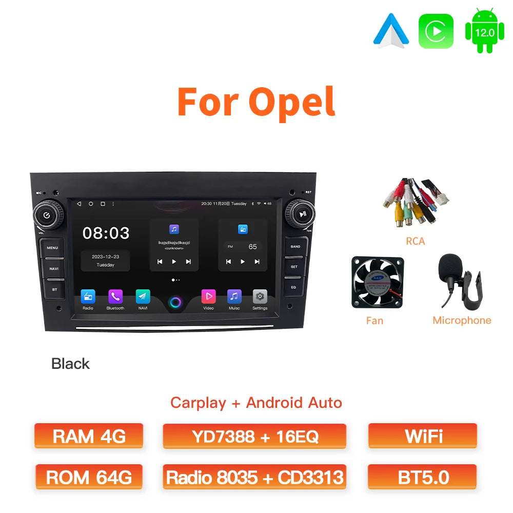 GATAXASKY 7"Car Android Radio Multimedia For Opel Vauxhall Astra H G J Antara vectra c b Vivaro Signum Astra H corsa c d zafira