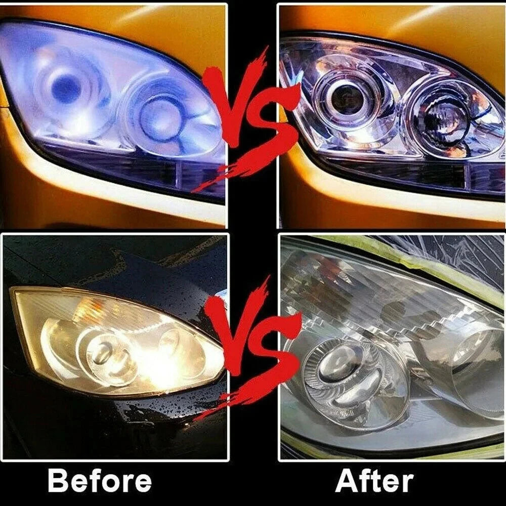 Car Headlight Polish Restoration Kit Automotive Headlight Care Tool Headlight Restoration Set Car Headlight Restoration Liquid