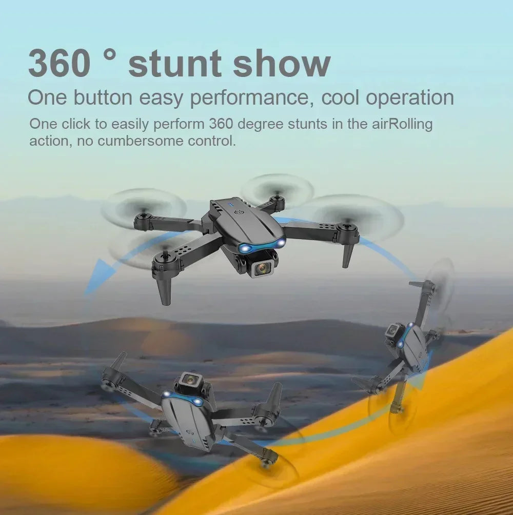 Uusi E99 PRO Drones GPS Professional 8K HD-kameralla FPV 5G Wifi Harjaton moottori Taitettava RC-nelikopteri esteiden välttäminen Dron
