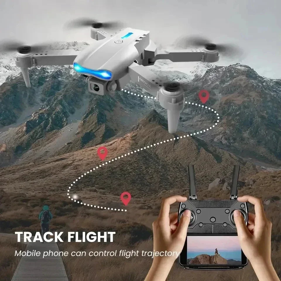 Uusi E99 PRO Drones GPS Professional 8K HD-kameralla FPV 5G Wifi Harjaton moottori Taitettava RC-nelikopteri esteiden välttäminen Dron
