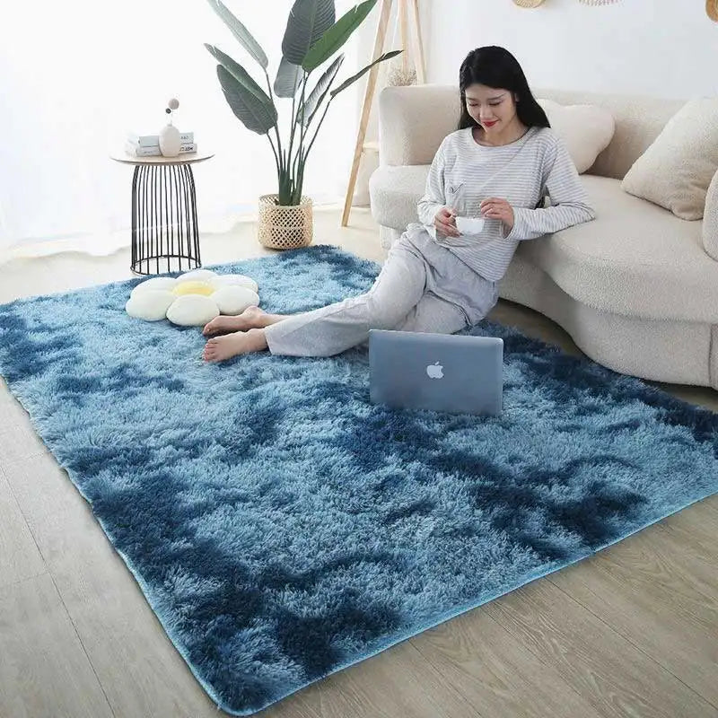 Fluffy Large Carpet Living Room Plush Lounge Rug in The Bedroom Floor Mat Soft Velvet Carpets For Children Kids Decoration 
