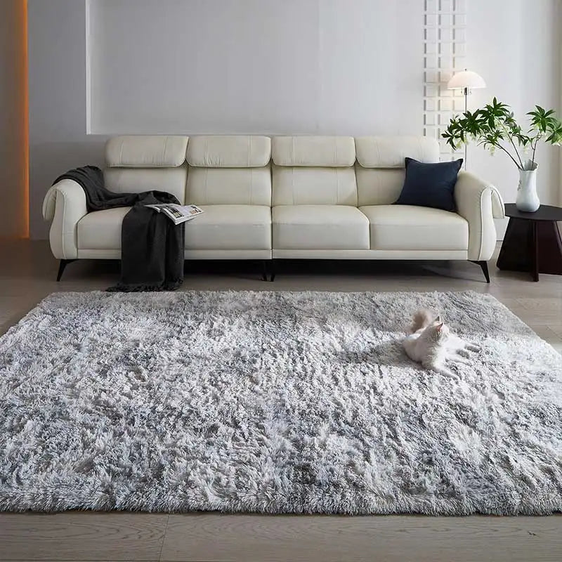 Fluffy Large Carpet Living Room Plush Lounge Rug in The Bedroom Floor Mat Soft Velvet Carpets For Children Kids Decoration 
