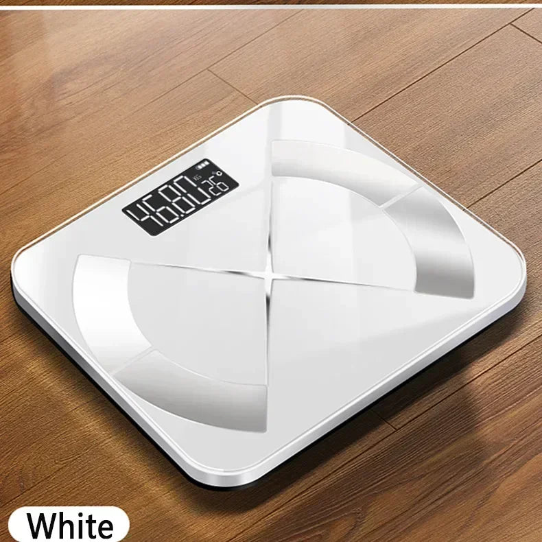 BMI Bluetooth Fat Scale Älykäs digitaalinen kylpyhuonepaino Langaton painovaaka USB-ladattava älypuhelinsovellus
