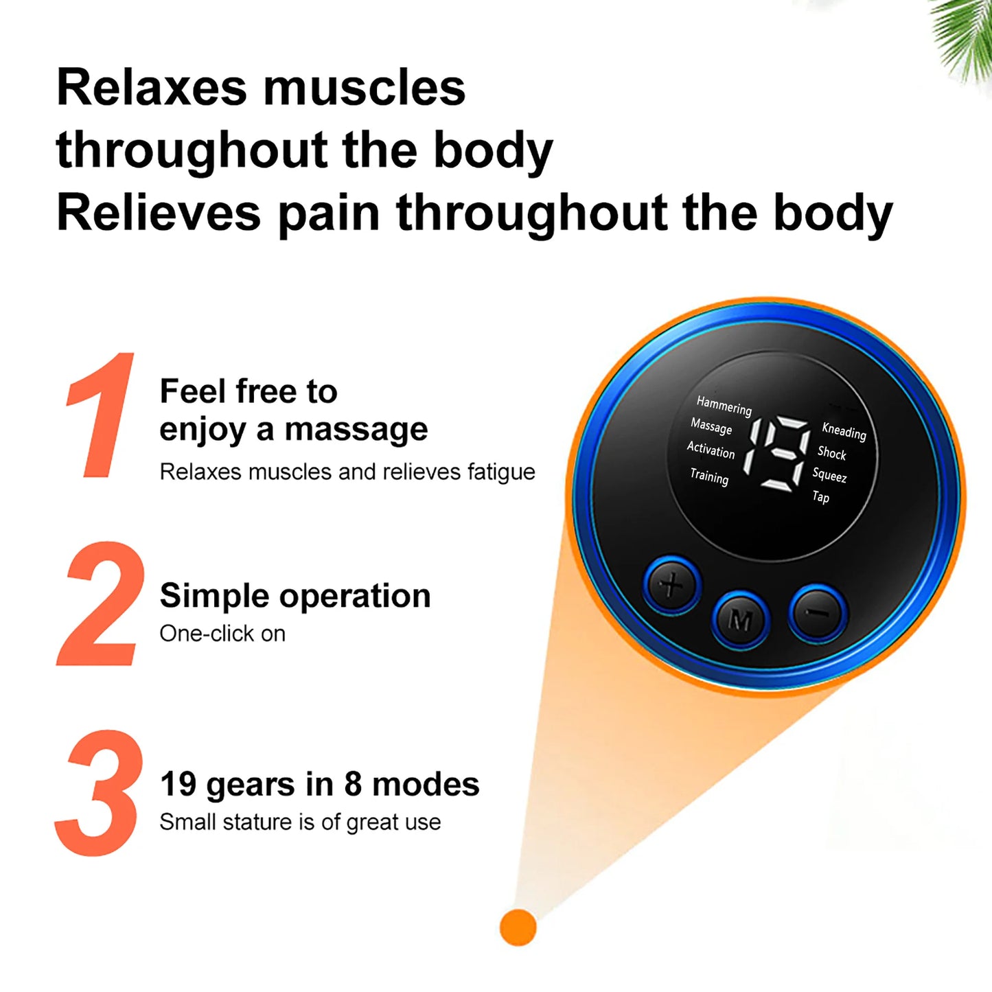 Mini Neck Massager Sähköinen lihasstimulaattori Kohdunkaulan hierontalaastarit Hierontatyynyt Kaukosäädin selän kehon terveydelle