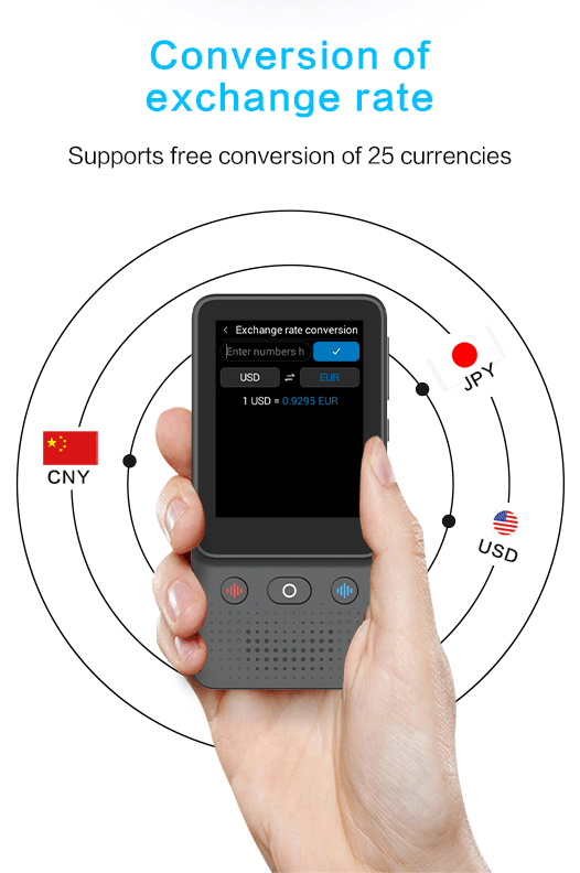 T21 Offline Portable Audio Translator 138 Language Smart Translator In Real Time Smart Voice AI Voice Photo Translator