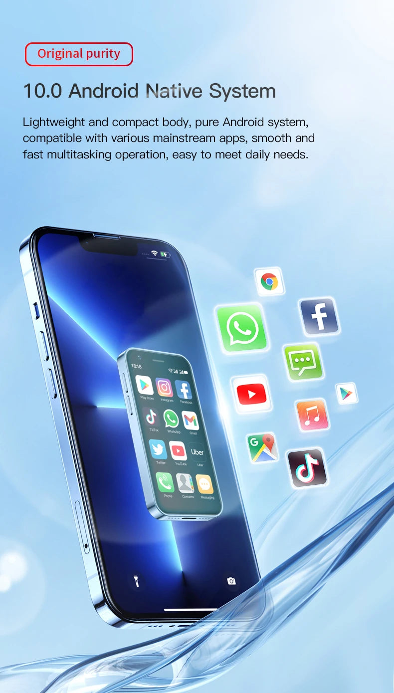 SOYES XS16/XS15 Mini Android Smartphone 3G/4G Network 2GB RAM 16GB ROM 3" Display 5MP Camera Dual SIM With Play Store WhatsAPP