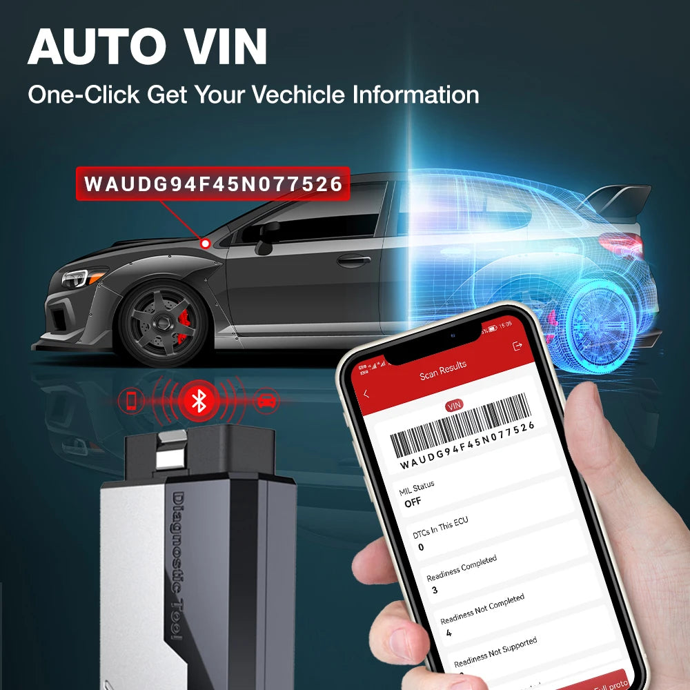 【Lifetime Free Update】KINGBOLEN EDIAG ELITE OBD2 Scanner All System Car Diagnostic Tool 15 Reset Bi directional CANFD Protocol