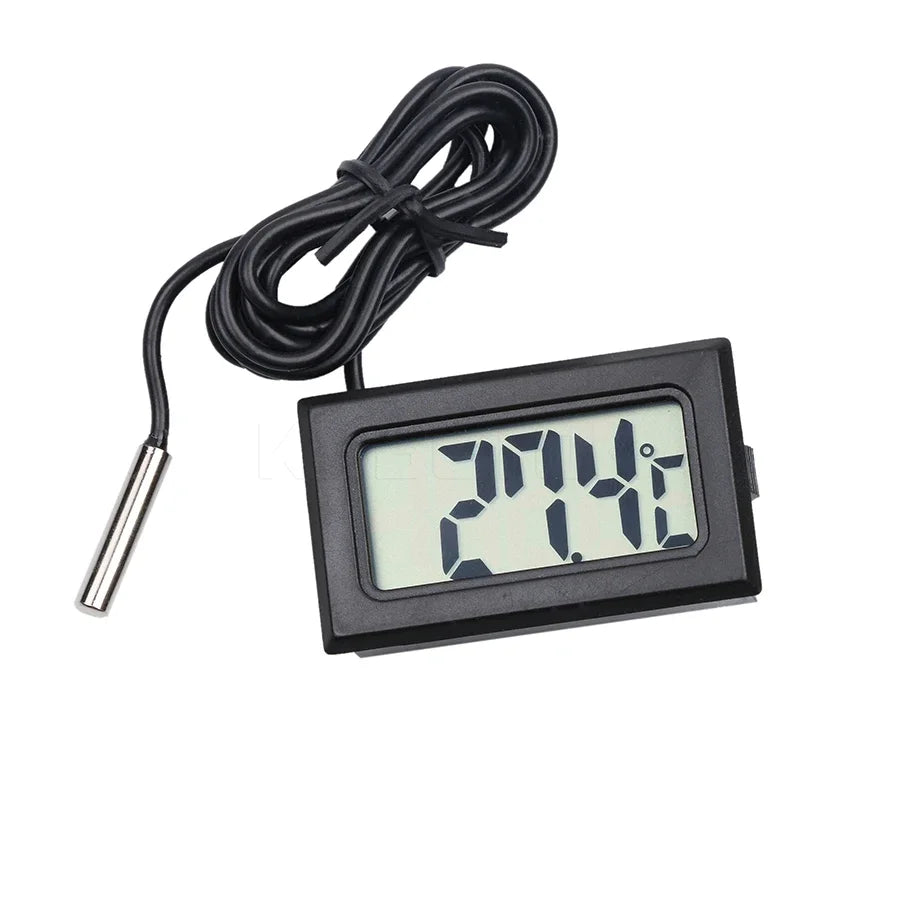 DC 12V/24V AC110-220V Probe line 20A Digital Temperature Control LED Display Thermostat With Heat Cooling Control Instrument