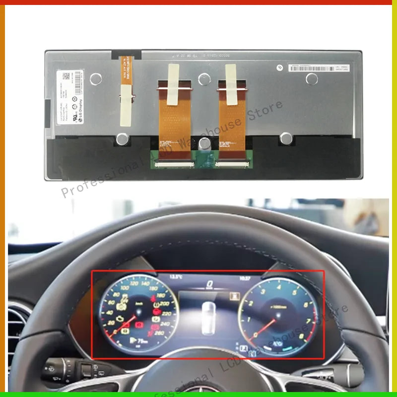 It is suitable for Mercedes-Benz W205 W253 LCD instrument with separate external screen C180 C200 GLC260 GLC300 display screen