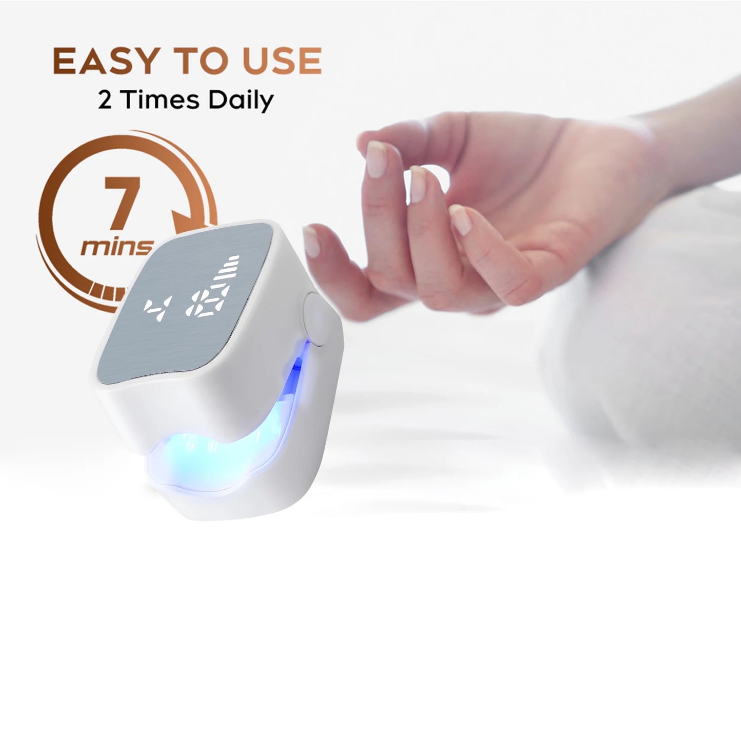 Nail Fungus Laser Assist Tool UV Professional Kynsien sienen puhdistus Laserlaite Kynsien valohoitolamppu Type-C Lataus Tukkukauppa