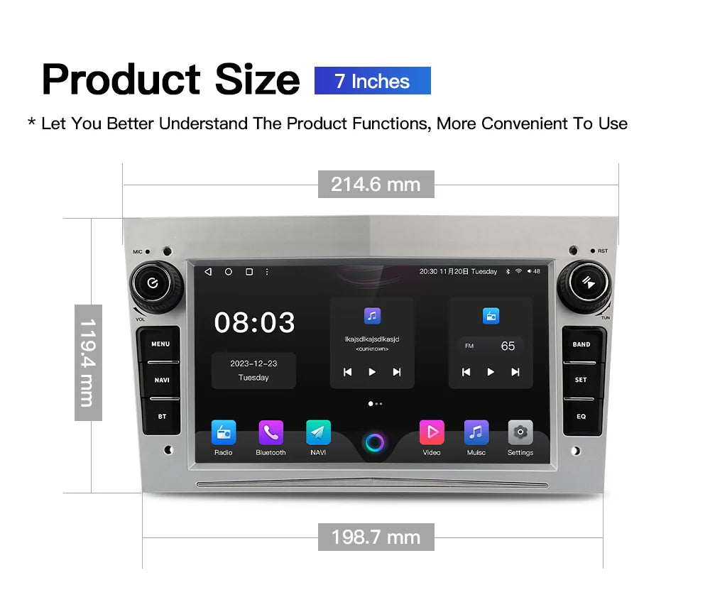 GATAXASKY 7"Car Android Radio Multimedia For Opel Vauxhall Astra H G J Antara vectra c b Vivaro Signum Astra H corsa c d zafira