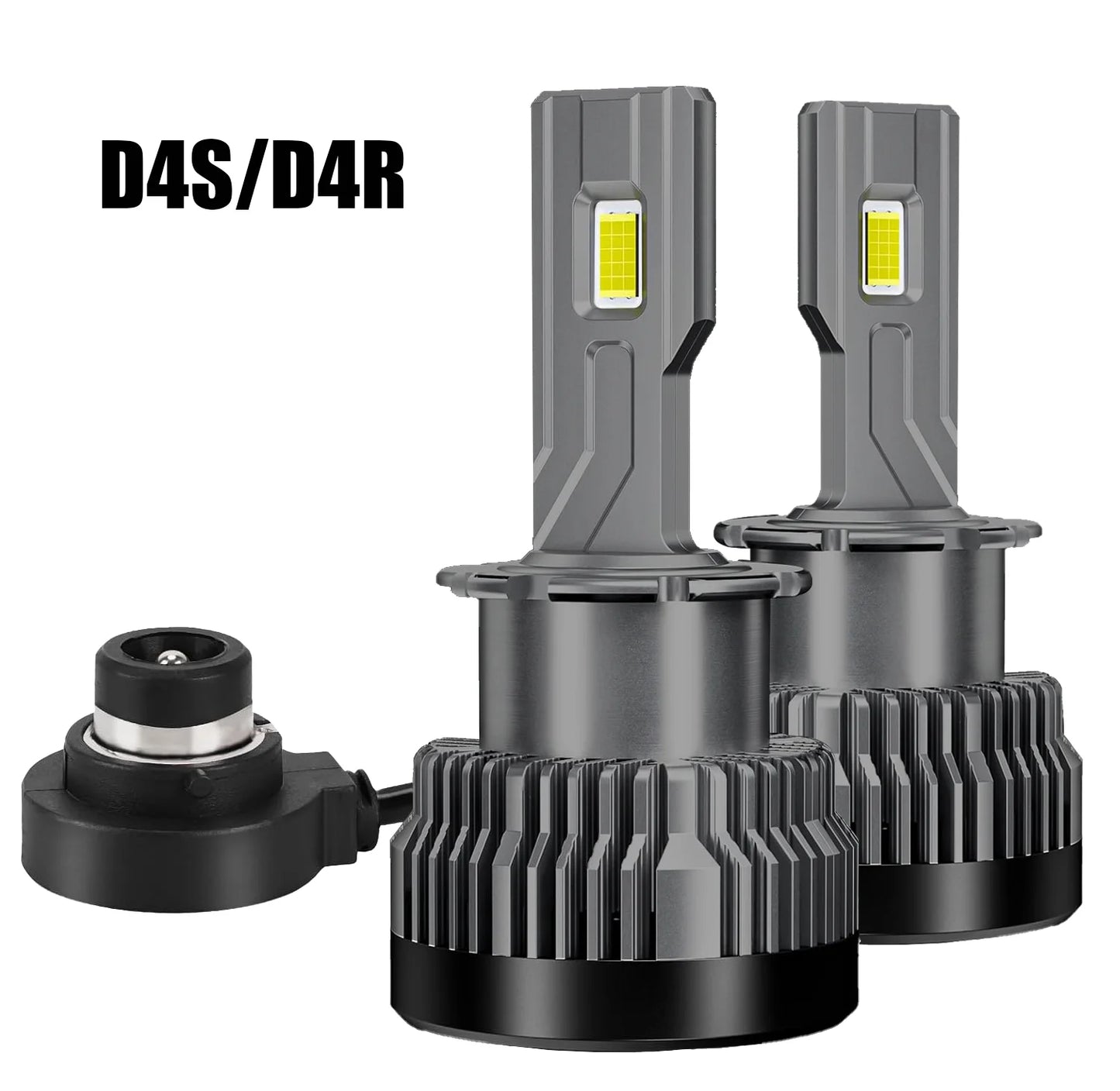 2PCS D2S D4S LED Headlight HID D1S D3S D8S LED Headlamp D2R D4R Bulb 30000LM Xenon Car Light Turbo Lamp Canbus 6000K Plug&Play