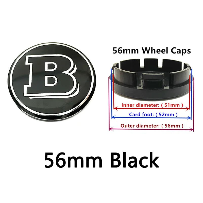 40pcs 56mm 60mm 68mm 75mm 3Pin For Wheel Hub Center Caps Mercedes Benz Emblem Car Rim Hubcap Badge Logo Auto Styling Accessories
