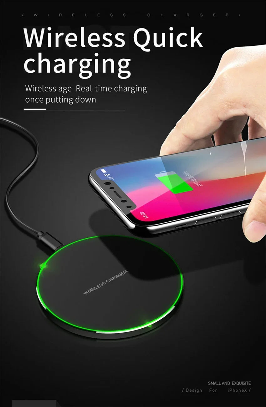 100W Fast Wireless Charger Pad For iPhone 15 14 13 12 X Pro Max 8 Samsung Galaxy S23 Xiaomi Wireless Charging Station Chargers