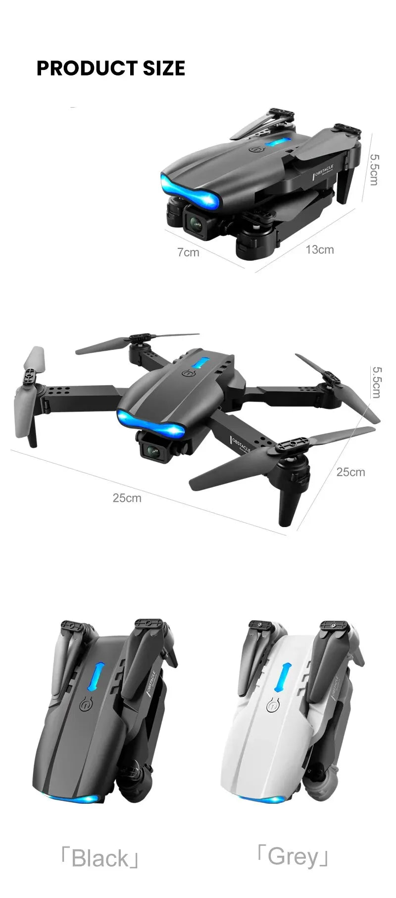 Uusi E99 PRO Drones GPS Professional 8K HD-kameralla FPV 5G Wifi Harjaton moottori Taitettava RC-nelikopteri esteiden välttäminen Dron