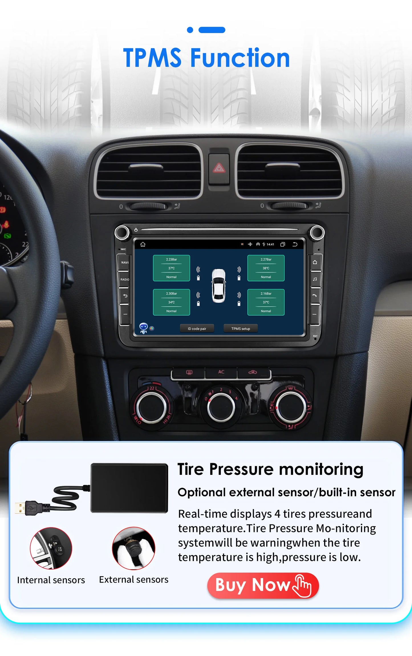 2din Android Car Radio GPS for Volkswagen Skoda VW Tiguan Touran Caddy Jetta Polo Passat Seat Multimedia Player Stereo AutoRadio