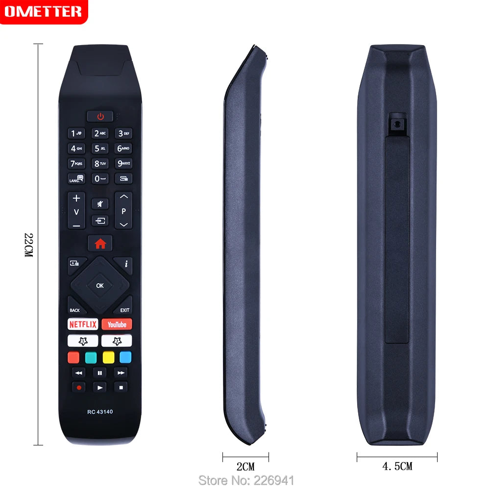 For Hitachi RC43140 Remote Control For 55HL7000 32HE4000 24HE2000 Smart TV's