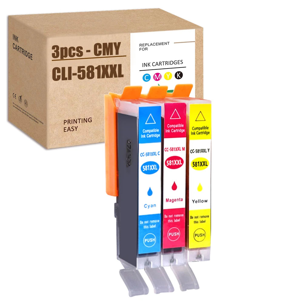 HS PGI-580XXL CLI-581XXL Compatible Ink Cartridges PGI580 CLI581 TS6100 TS6251 TR7500 TS8150 TS8250 TS8151 TS8100 TR8500 TS8152