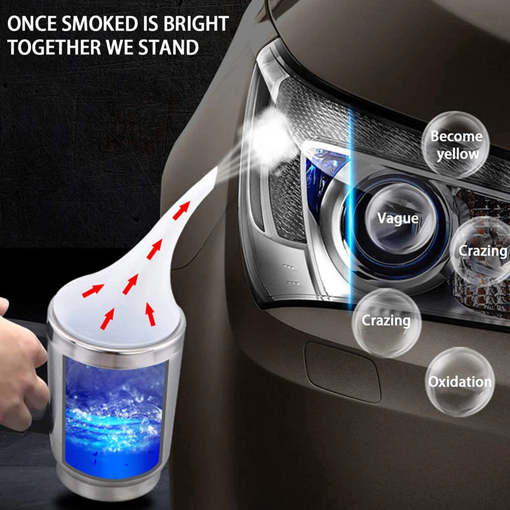 Car Headlight Polish Restoration Kit Automotive Headlight Care Tool Headlight Restoration Set Car Headlight Restoration Liquid