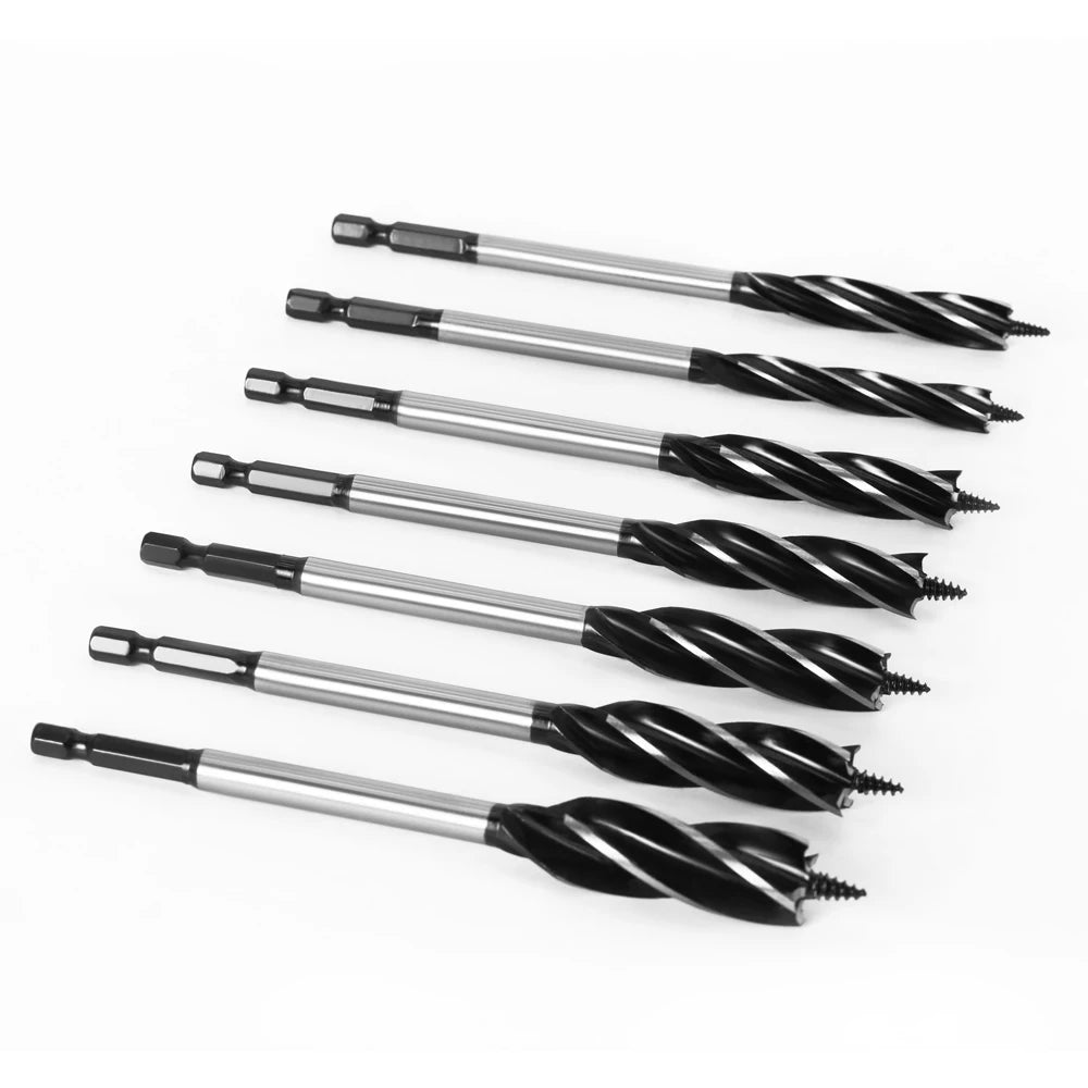 10mm-35mm Twist Drill Bit Set Wood Fast Cut Auger Carpenter Joiner Tool Drill Bit For Wood Cut Suit for woodworking