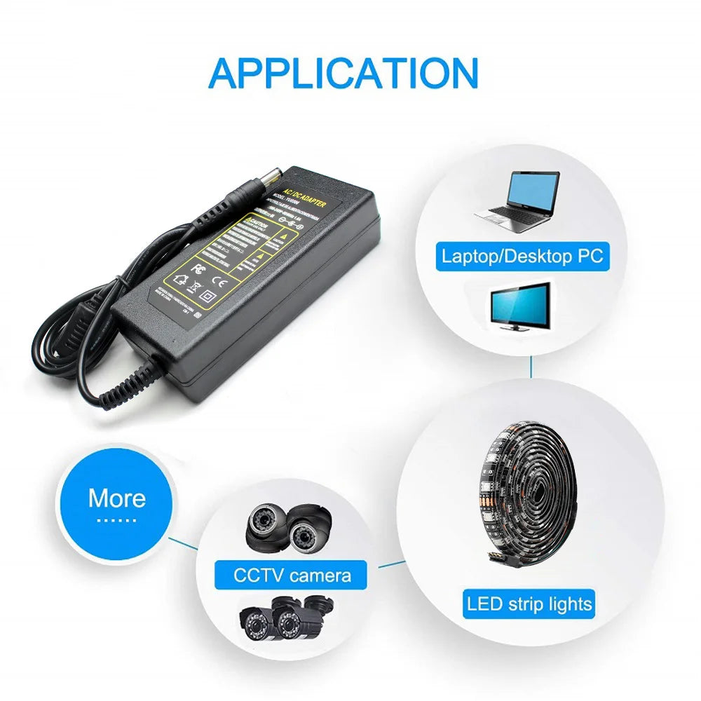 12V DC Universal Power Supply 12V 5V 6V 9V 10V 15V 24V 1A 2A 3A 5A 6A 8A Transformer AC 220V TO 12V AC Power Adapter LED Driver