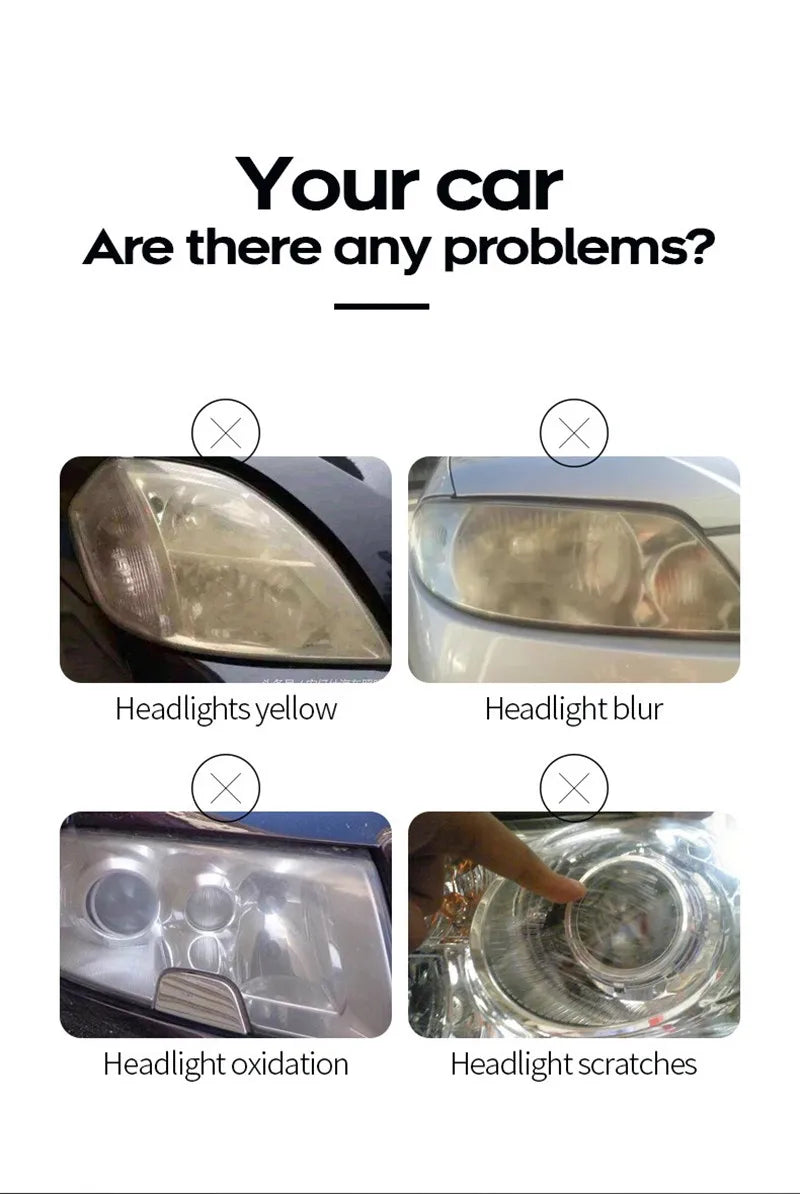 800ML Car Headlight Repair Fluid Headlight Polishing Restoration Chemical Polishing The Headlights