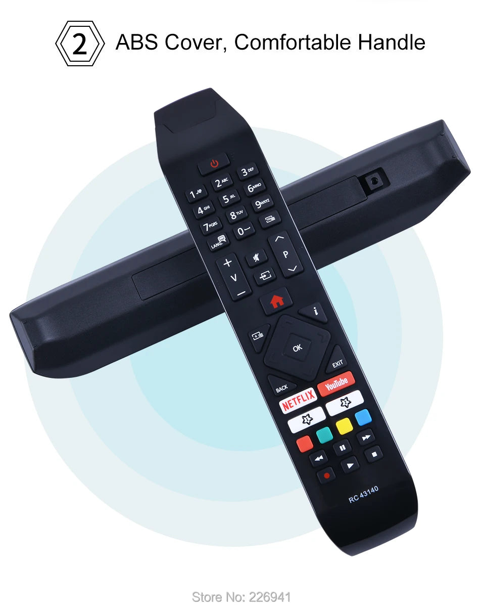 For Hitachi RC43140 Remote Control For 55HL7000 32HE4000 24HE2000 Smart TV's