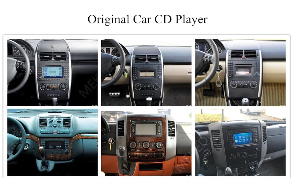7" 2din Android Car Radio Stereo Video Player For Mercedes Benz B200 A B Class W169 W245 Viano Vito W639 Sprinter W906 Carplay