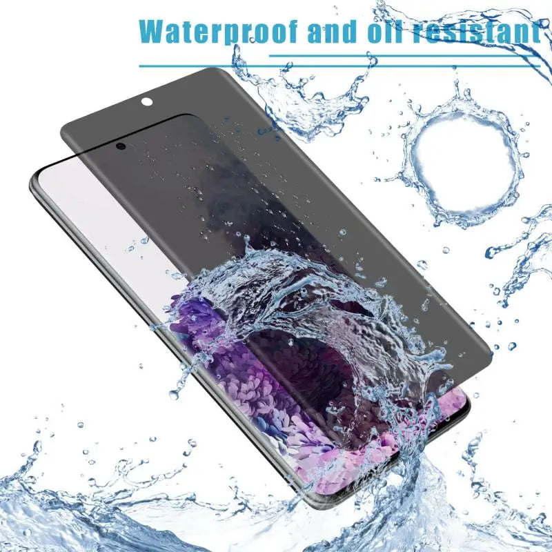 Privacy Tempered Glass for Samsung Galaxy S24 S23 Plus Anti-spy Screen Protector Fingerprint Function for Samsung S22 S21 S25