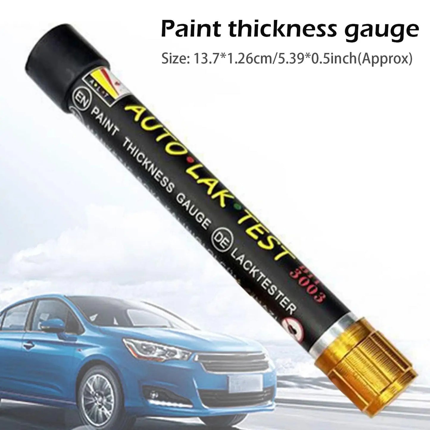 Portable Car Paint Thickness Tester Pen With Scale Indicator For Car Lak Test Bit Tester Meter Thickness Meter Gauge Tools