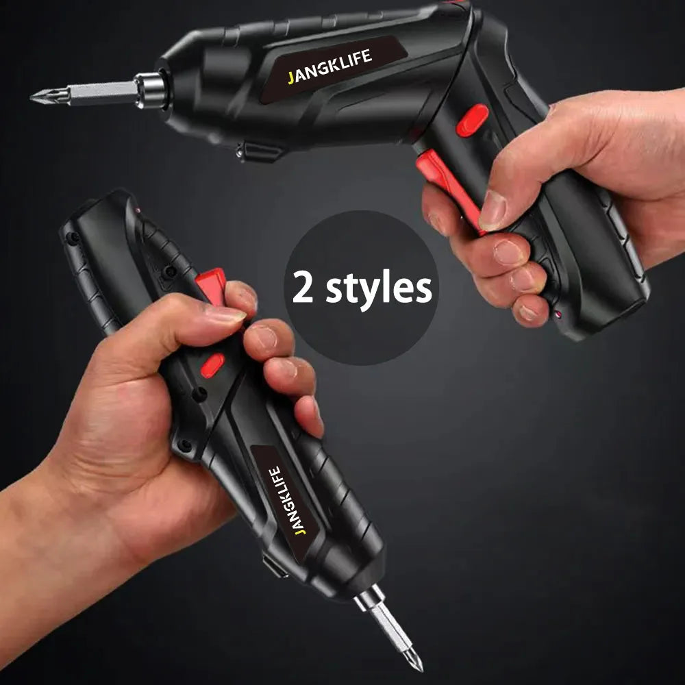 Electric Screwdriver Battery Rechargeable Cordless Screwdriver Powerful Impact Wireless Screwdriver Drill Electric Screw Driver