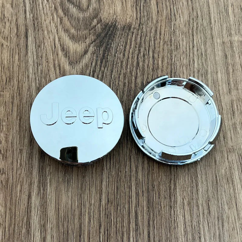 4 kpl 55 mm 63 mm Jeep Logo napakorkit auton pyörän keskisuojus Jeep Grand Cherokee Wrangler JK Gladiator Compass Renegade Patriotille