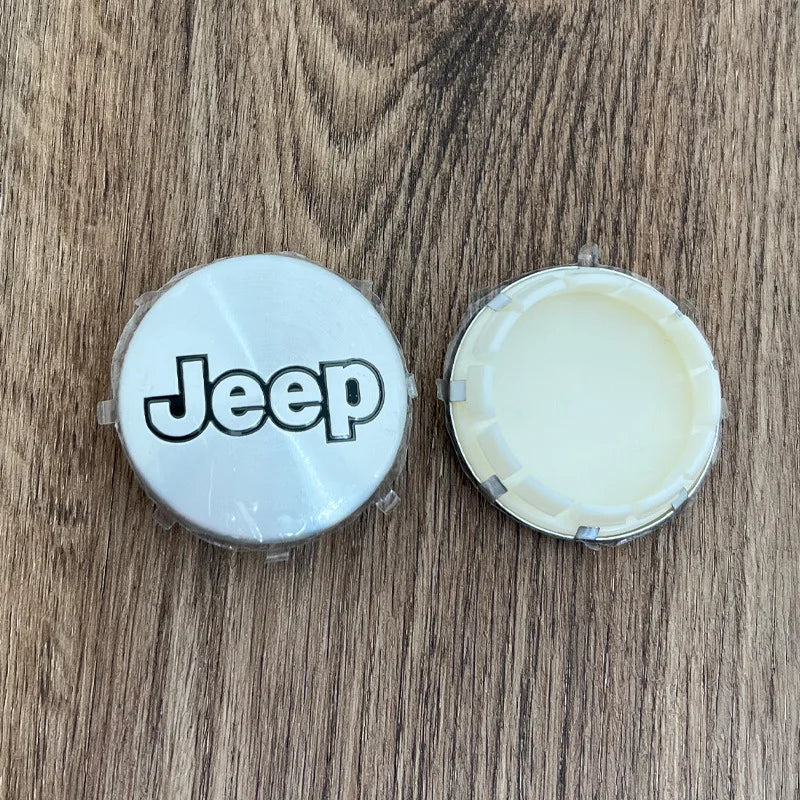 4 kpl 55 mm 63 mm Jeep Logo napakorkit auton pyörän keskisuojus Jeep Grand Cherokee Wrangler JK Gladiator Compass Renegade Patriotille
