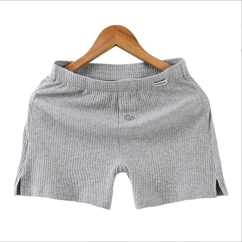 5 PCs Men's High Elastic Plain Color Comfortable Boxer Briefs Panties Breathable Pantyhose