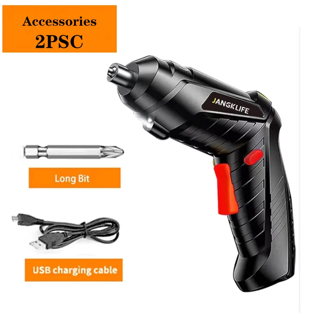 Electric Screwdriver Battery Rechargeable Cordless Screwdriver Powerful Impact Wireless Screwdriver Drill Electric Screw Driver