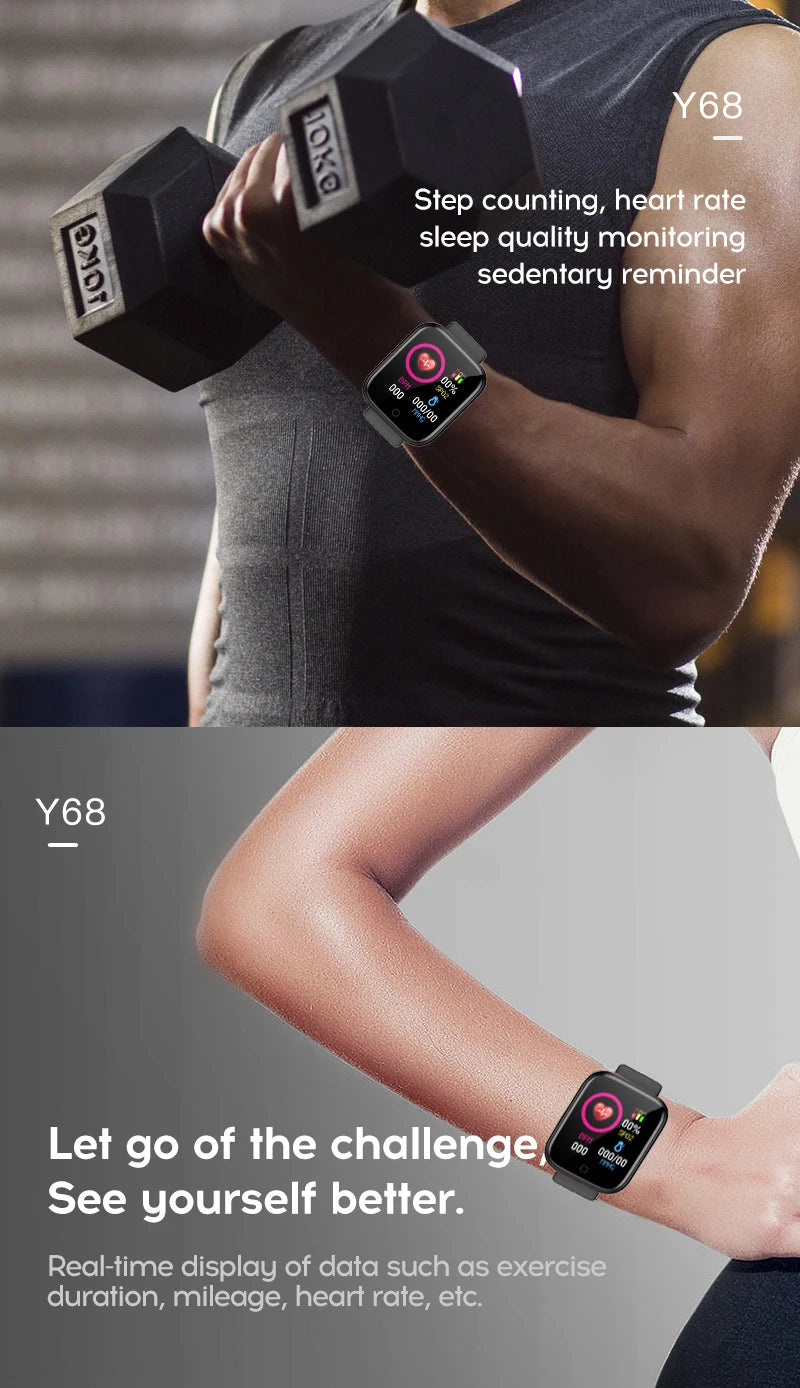 Älykello naisille Miesten rannekello Bluetooth-yhteyspuhelinsoitin Musiikki Fitness Urheilu Rannekoru Univalvonta Digitaalikellot