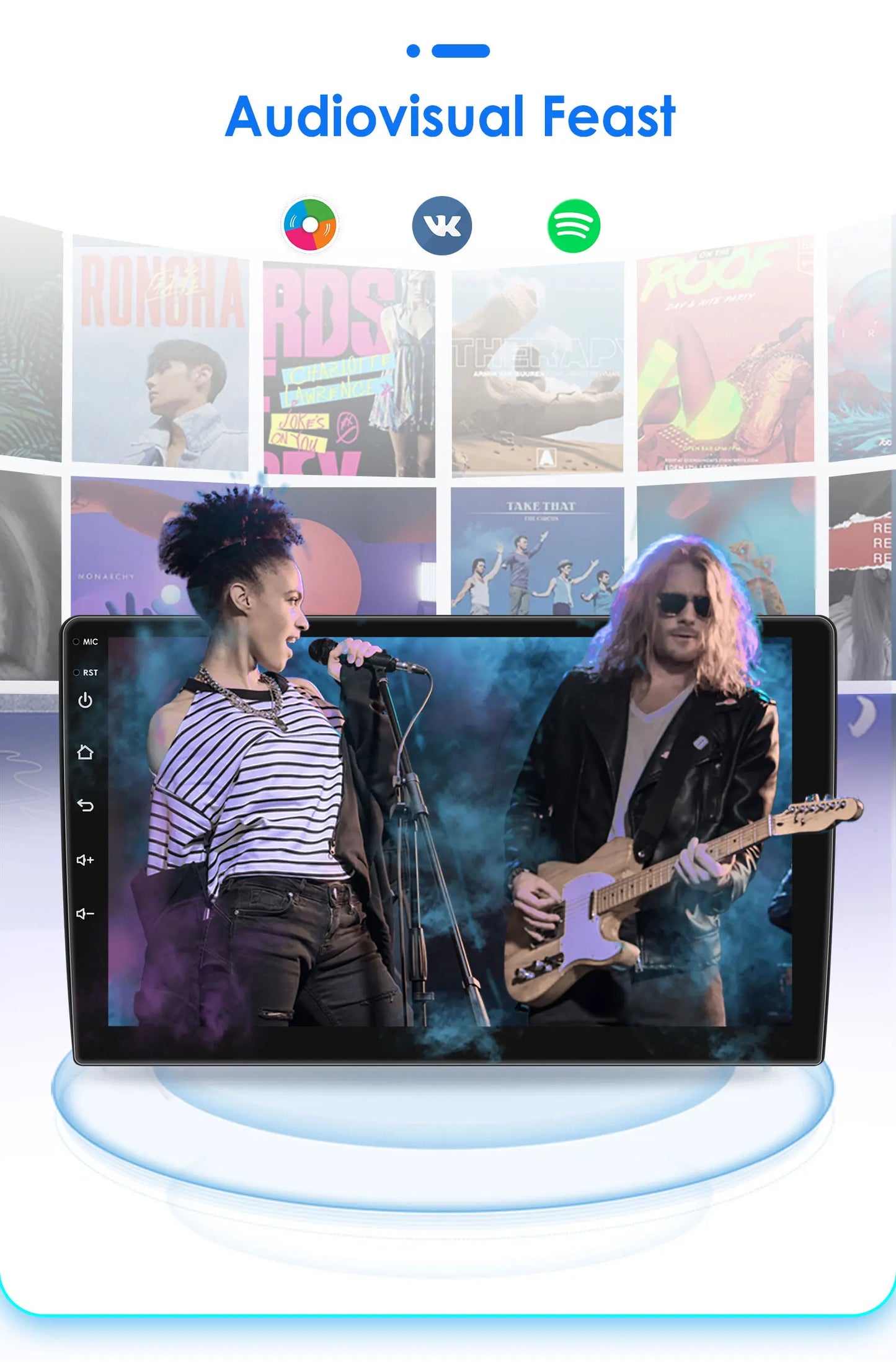2din Android Car Radio GPS for Volkswagen Skoda VW Tiguan Touran Caddy Jetta Polo Passat Seat Multimedia Player Stereo AutoRadio