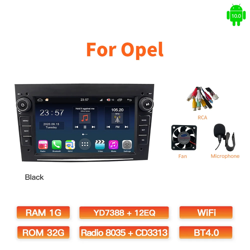 GATAXASKY 7"Car Android Radio Multimedia For Opel Vauxhall Astra H G J Antara vectra c b Vivaro Signum Astra H corsa c d zafira