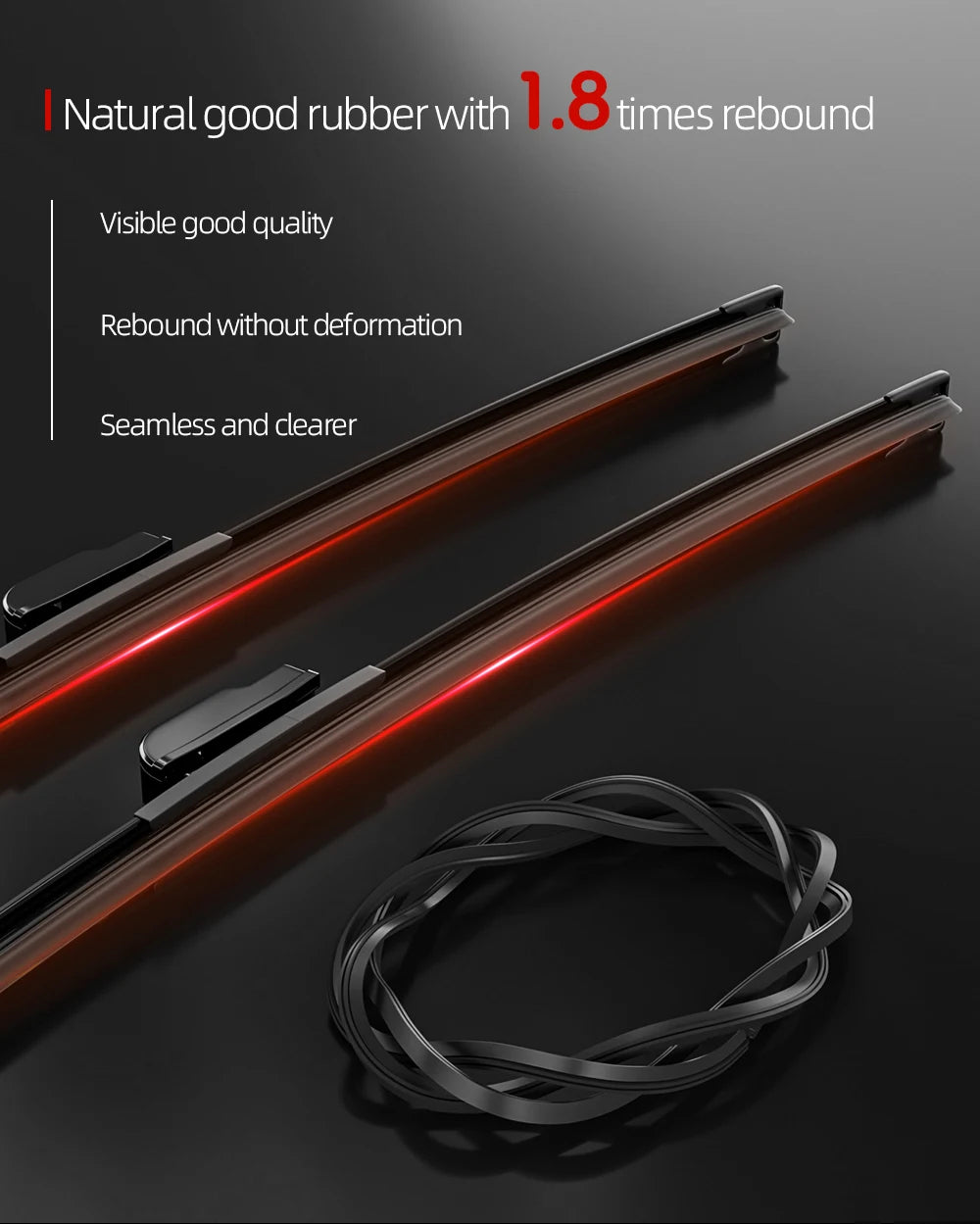 For Volvo XC40 2017-2023 Front Windshield Wiper Blades 2pcs Windscreen Window Accessories 2018 2019 2020 2021 2022