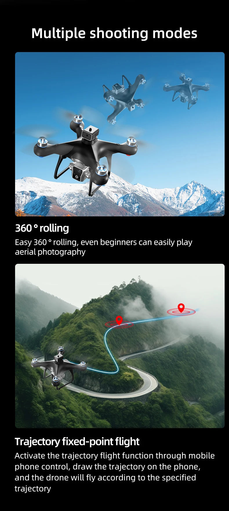 Xiaomi KY102 MAX Drone Professional HD Dual Camera Screen Controlled Brushless Obstacle Avoidance RC Quadcopter Dron Toy 10000M