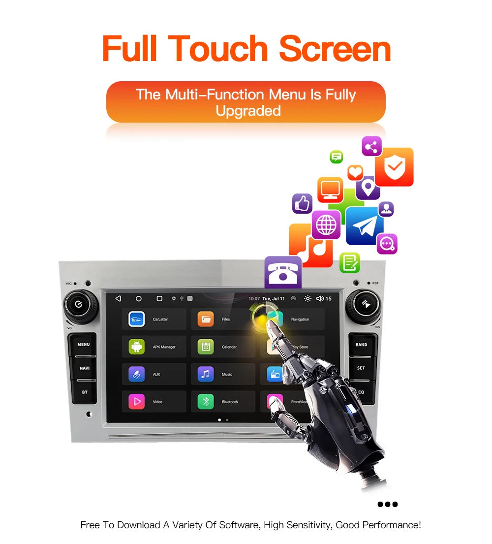 GATAXASKY 7"Car Android Radio Multimedia For Opel Vauxhall Astra H G J Antara vectra c b Vivaro Signum Astra H corsa c d zafira