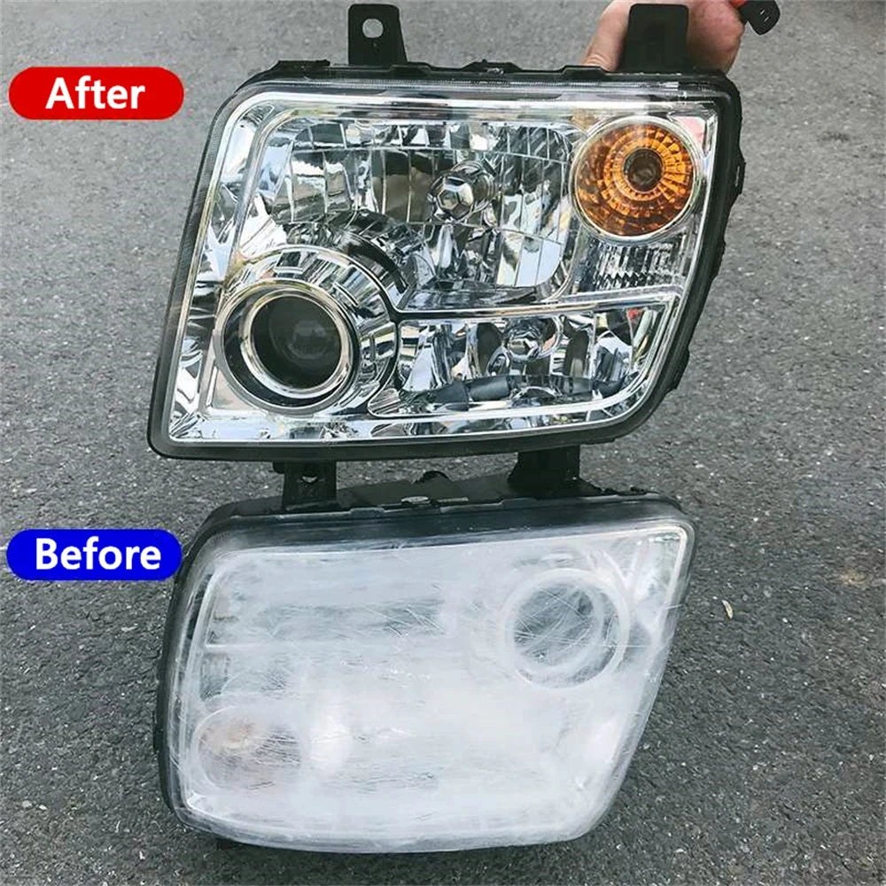 Car Headlight Polish Restoration Kit Automotive Headlight Care Tool Headlight Restoration Set Car Headlight Restoration Liquid