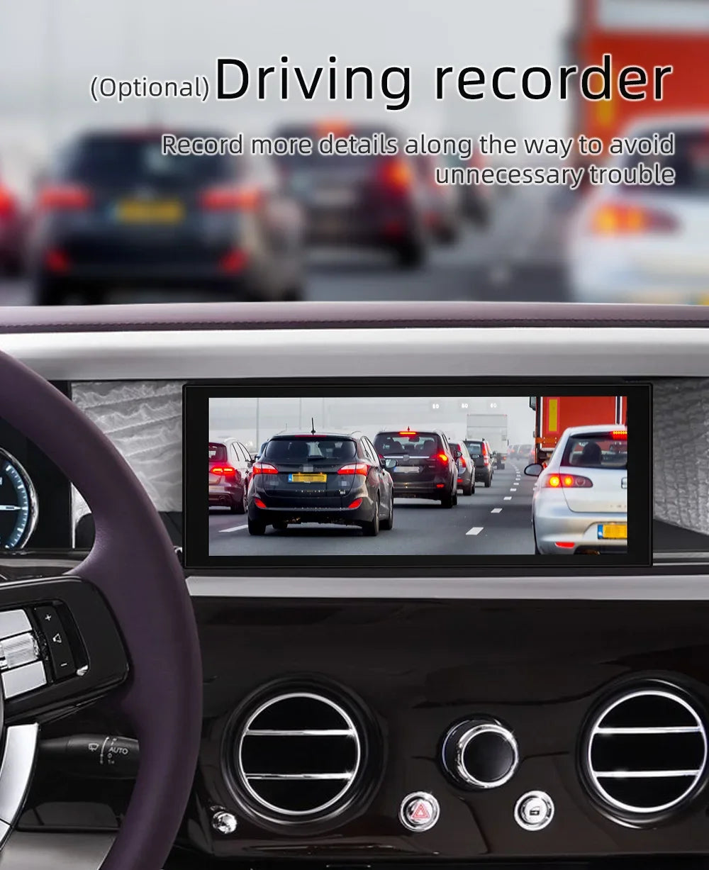 1 Din Android Car Radio Wireless CarPlay Mirror Link Bluetooth WiFi Android-Auto 6.86 Inches GPS Navigation Multimedia Player