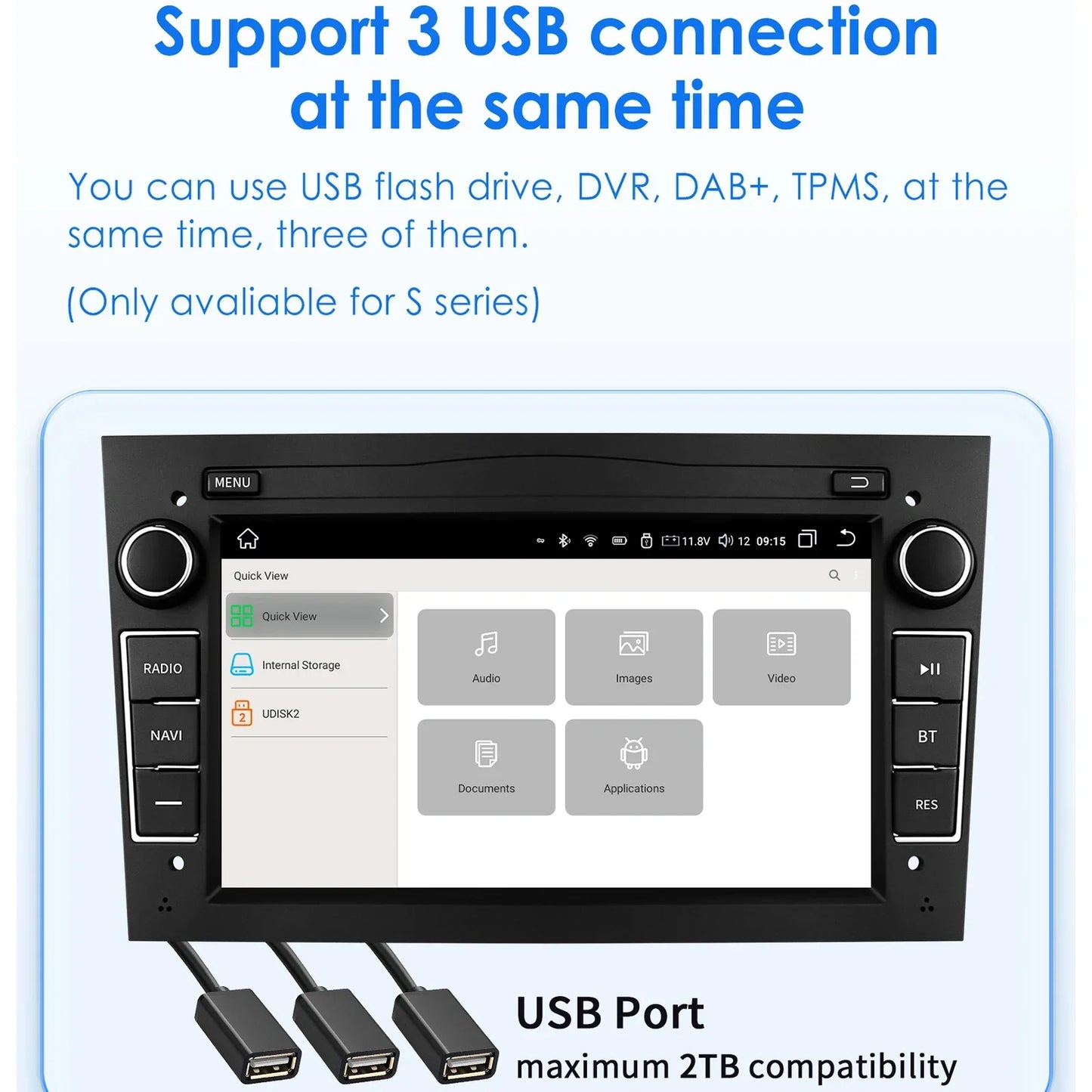 8G+128G 2Din Android 13 Car GPS Navigation Autoradio for Opel Astra H G J Antara Vectra C B Vivaro Corsa C D Zafira B Stereo RDS